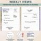 bloom daily planners 2026 Soft Cover Weekly & Monthly Planner, 8.5" x 11", Wildflower Mountainside